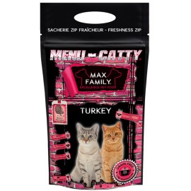 Menu CATTY Turkey - by MAX FAMILY - Croquettes sans céréales