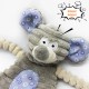 Jouet à mâcher avec couineur pour chiot ou petit chien - SOURIS